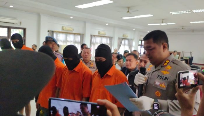 Modus Buang di Selokan, 5 Terduga Pelaku Pengedar Narkoba Diringkus Polisi di Kota Cilegon