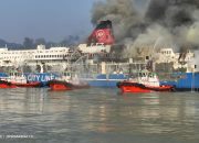 Tidak Tinggal Diam, PT PCM Kerahkan 4 Kapal Tugboat Bantu pemadaman Kapal Terbakar di Indah Kiat