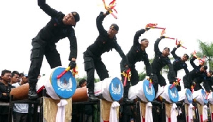 Tak Biasa, 4 Orang Bersahabat ini Kembangkan Rampak Bedug Seni Pertunjukan Khas Pandeglang