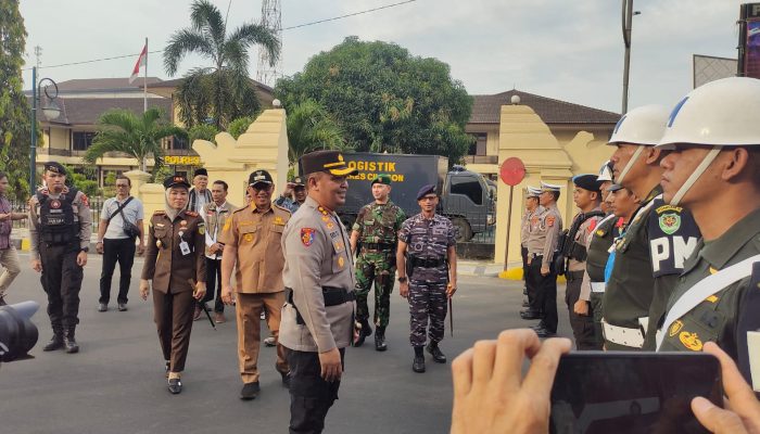 Kawal Pemilu Serentak 2024, Polres Cilegon Siapkan Ratusan Pasukan, Kapolres : Ada 1 TPS Khusus di Kota Cilegon