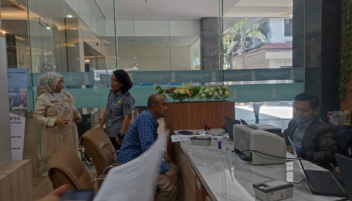 Begini Kondisi MPP saat Digunakan Pelayanan Imigrasi Kota Cilegon yang Gedung Pelayannnya Ambruk