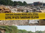 TPA Diduga Ilegal di Pondok Ranji Tangerang Selatan Disegel Satpol PP
