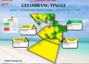 BMKG Prediksi Gelombang Tinggi di Banten Mencapai Hampir 3 Meter Pada Ahad