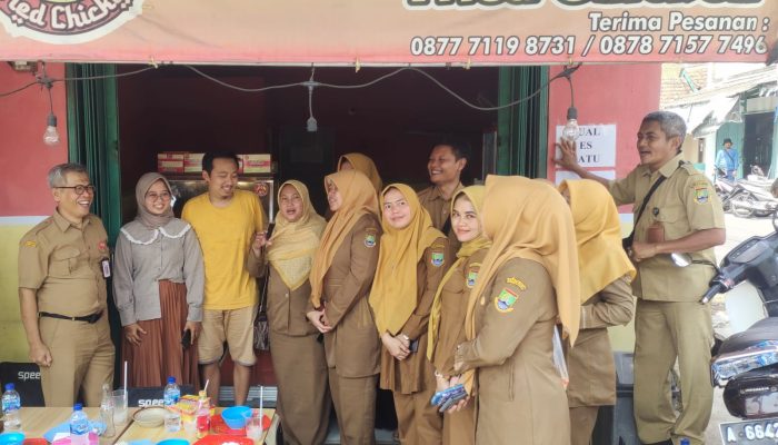 Dinkop Kota Cilegon Monitoring UMKM, Penjual Ayam Geprek : Semakin PeDe Berjualan