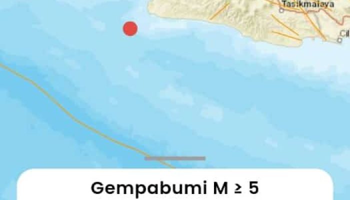 BREAKING : Gempa 5,7 SR Guncang Jawa Barat Dan Banten, Tidak Berpotensi Tsunami