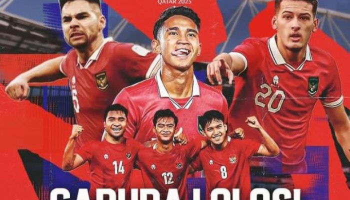 Cetak Sejarah, Indonesia Lolos Ke Fase 16 Besar Piala Asia Untuk Pertama Kali