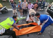 Seorang Pengendara Motor Tewas Ditempat usai Tabrak Belakang Damtruk