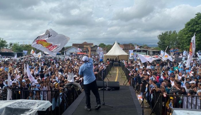 TKD Cilegon Gelar Konser Indonesia Maju GBN di Lapangan Tong, Helldy: Pak Prabowo dan Pak Jokowi pernah bersaing