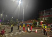 Jalan Protokol Kota Cilegon Dipasang Garis Kejut, Ternyata Ini Alasannya