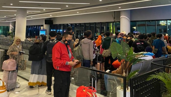 Pemudik Pejalan Kaki Kehilangan Barang Bawaannya Sebelum Masuk Kapal