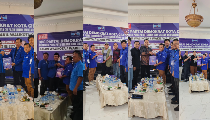 Demokrat Cilegon Buka Penjaringan, Helldy dan Robinsar Belum Ambil Formulir