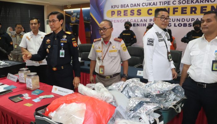 Puluhan Ribu Benih Lobster Digagalkan di Bandara Soetta BKHIT