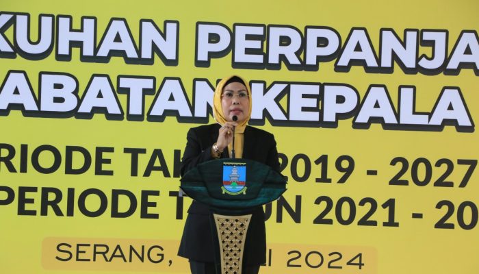Resmi Diperpanjang Masa Jabatan, Bupati Serang Beri Warning Kepada Kades di Kabupaten Serang Soal Pengelolaan Uang