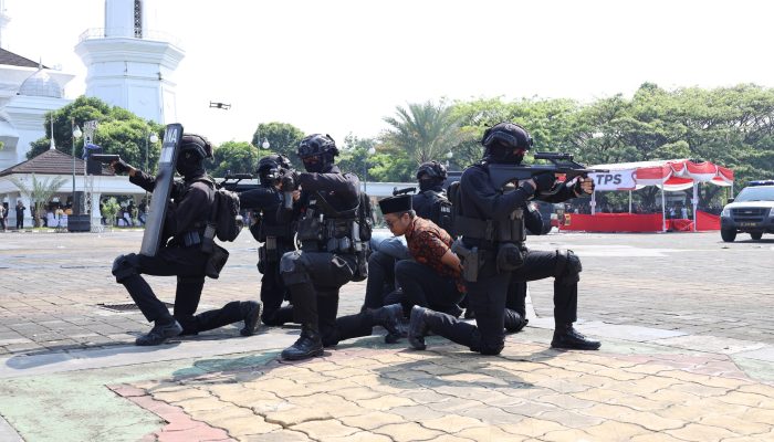 Amankan Pilkada 2024, Polda Banten Gelar Simulasi Sampai Ricuh