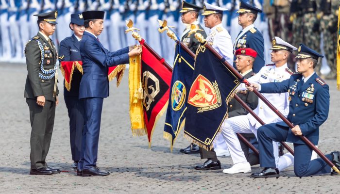 Grup 1 Kopassus Dianugerai Tanda Kehormatan Samkarya Nugraha dari Presiden Jokowi