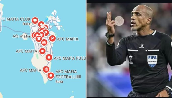 Kecewa Berat! Netizen Indonesia Sulap Google Maps Bahrain, Beberapa Wilayah Berganti Nama Jadi AFC Mafia