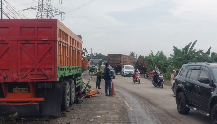 Tiga Truk Pasir Terlibat Tabrakan Beruntun di Bojonegara, Begini Kata Polisi