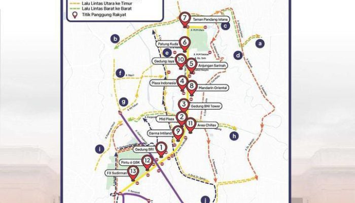 Sambut Pemimpin Baru, Ini 13 Titik Lokasi Pesta Rakyat