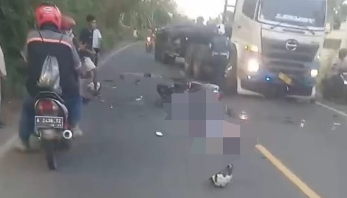 Pelajar di Cilegon Meninggal Dunia Usai Terlibat Kecelakaan di Jalan Merak