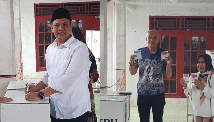 Isro Mi’raj dan Alawi Mahmud Nyoblos di TPS yang Sama