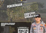 Pendaftaran Bakomsus Polri 2025 Dibuka 11 November, Cek Syaratnya