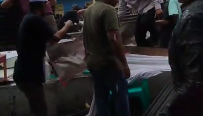 Dihajar Hujan Deras dan Angin, TPS di Kubang Sepat Cilegon Porak Poranda