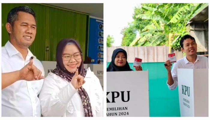 Paslon Wali Kota, Wakil Wali Kota Serang Hingga Calon Wakil Gubernur Datang ke TPS Gunakan Hak Pilih