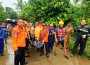 1 Pelajar yang Hanyut di Sungai Baros Ditemukan Meninggal Dunia