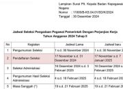 Jadwal Terbaru Seleksi PPPK Tahap 2, Pendaftaran Resmi Diperpanjang
