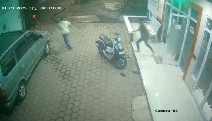 Motor Kepala Desa Sumuranja Nyaris Hilang, Maling Gagal Dikejar Staf Klinik Keluarga
