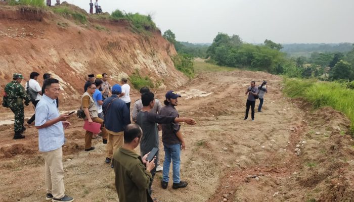 Tinjau Galian Ilegal di Mekarsari, Komisi IV DPRD Banten Rekomendasikan Penutupan Permanen