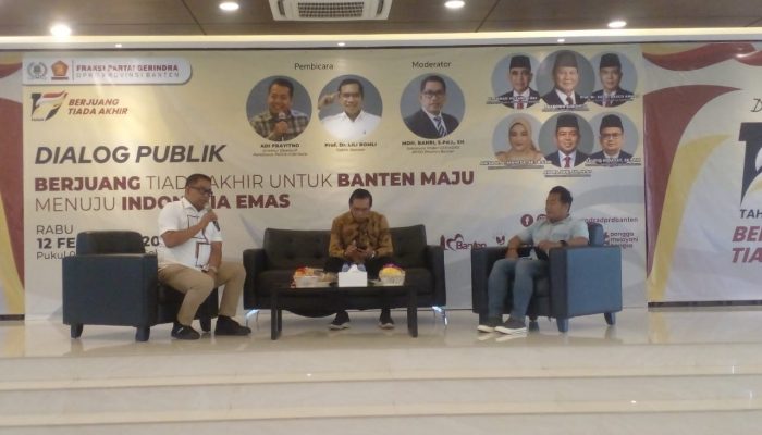 Hadiri Harlah Partai Gerindra Ke 17, Tokoh Banten Titip Pesan Ini