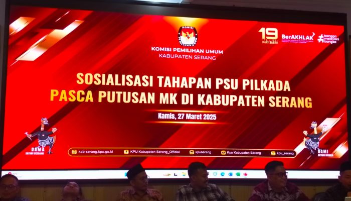 KPU Pastikan Tidak Ada Penambahan Pemilih di PSU Kabupaten Serang 