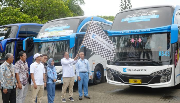 Group Krakatau Steel Berangkatkan 8 Bus untuk Mudik Gratis 2025, Bisa Angkut Segini, Hingga Menutup Rangkaian Ramadhan