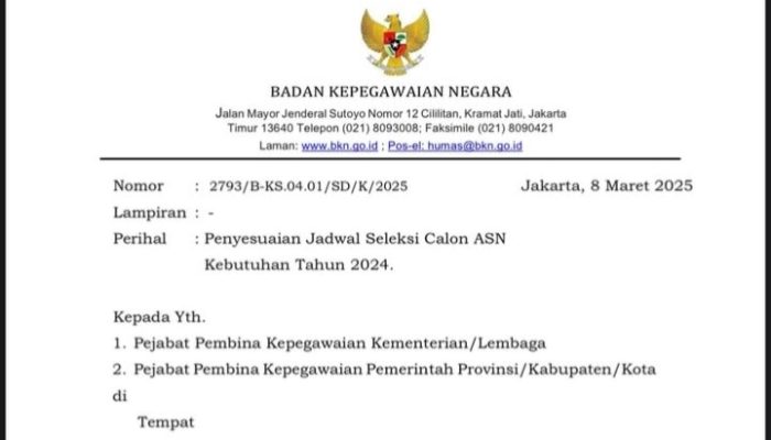 DIUNDUR, Ini Jadwal Terbaru Pengangkatan CPNS dan PPPK 2024