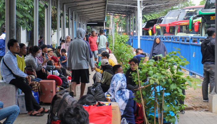 Foto: Mudik H-2 Terminal Poris Plawad
