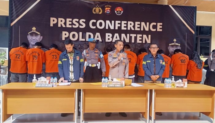 Gelapkan Belasan Kendaraan, 11 Orang Diringkus Polda Banten, Ada Anggota Ormas Grib Jaya