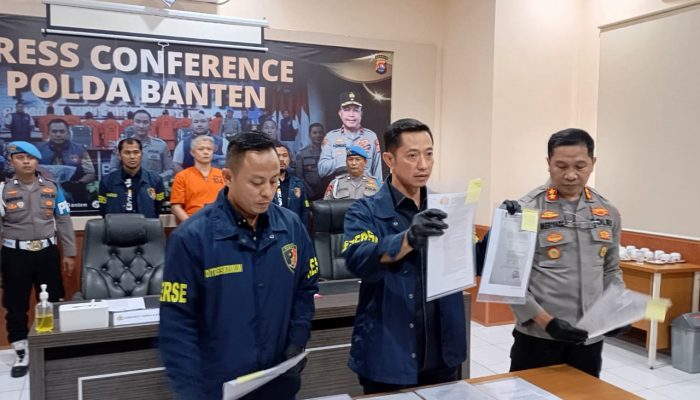 Polda Banten Ciduk Pemalsu Surat Tanah, Terancam 6 Tahun Penjara