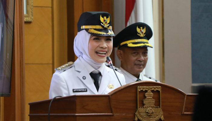 Pidato Perdana Sebagai Bupati Serang, Ratu Zakiyah Sampaikan Program 100 Hari Kerja