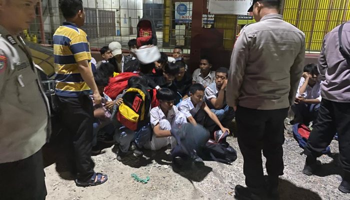 Puluhan Pelajar Diamankan Polsek Cikande, Bukan untuk Tawuran, Ternyata Ini Penyebabnya