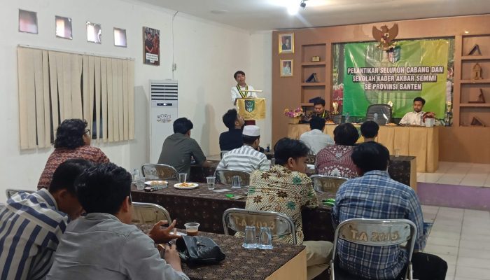 SEMMI Kabupaten Serang Dilantik, Sekjen : Siap Jadi Mitra Kritis dan Strategis Pemkab