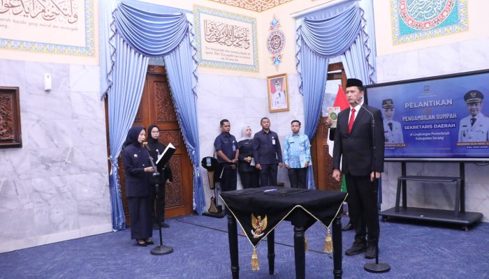 Singkirkan Beberapa Kandidat, Zaldi Dhuhana Jadi Sekda Kabupaten Serang