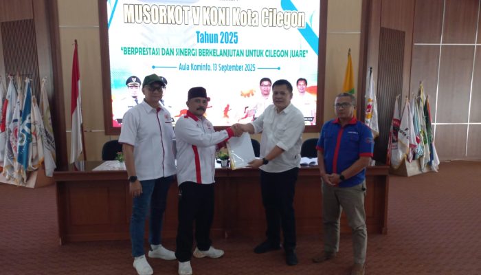 Resmi, Irfan Ali Hakim Nahkodai KONI Cilegon, Ini Yang Utama