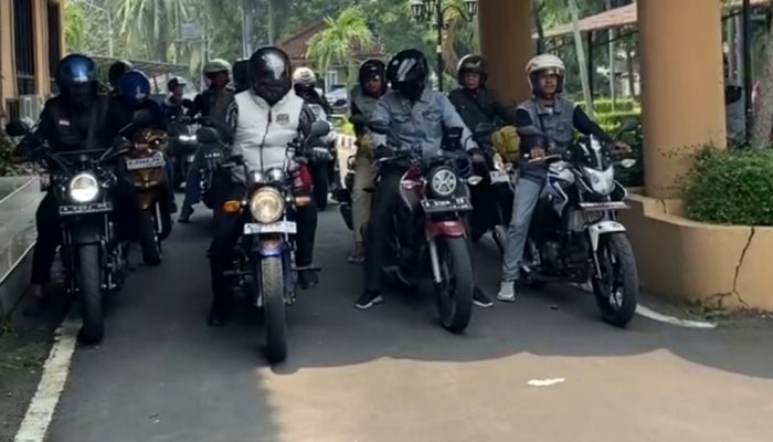 Club Motor Sekretariat DPRD Cilegon Tarik Gas ke Ujung Kulon, Begini Keseruannya