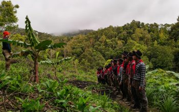 Diklatsar XXXI SISPALARA Rampung, Peserta Jalani Fly Camp 28 KM