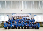 82 Peserta Angkatan Pertama Foundation Lulus Bahasa Korea di Cilegon di PT Krakatau Posco 