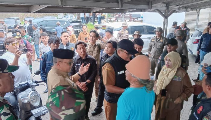Satgas Penanggulangan Bencana Banjir Kota Cilegon Sidak Tambang, Ini Hasilnya